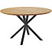 Eettafel Aska rond 150 teak naturel brushed