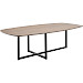 Salontafel Tavolo 140x70 Deens ovaal eiken grijs