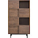 Opbergkast Spazzare laag (100 Cm) dark mango