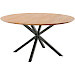 Eettafel Romaro 130 cm rond teak mix rough
