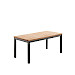 Kindertafel Mesola 110x55 cm rechthoekig mango naturel