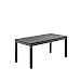 Kindertafel Tratto 110x55 cm rechthoekig mango zwart
