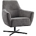 Draaifauteuil Gudo donkergrijs