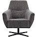 Draaifauteuil Gudo donkergrijs