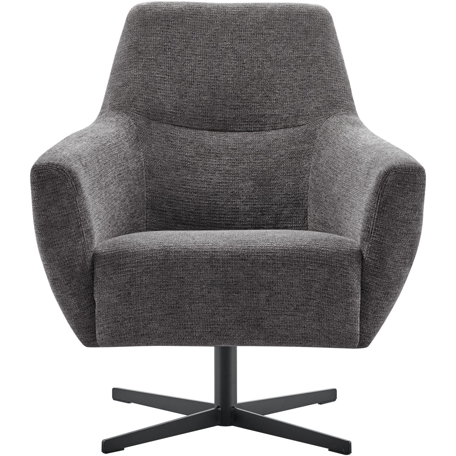Draaifauteuil Gudo donkergrijs