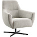 Draaifauteuil Gudo lichtgrijs