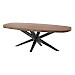 Salontafel Mascaro 135x67 cm Deens ovaal dark mango