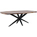 Eettafel Mascaro 275x130 cm Deens ovaal dark mango