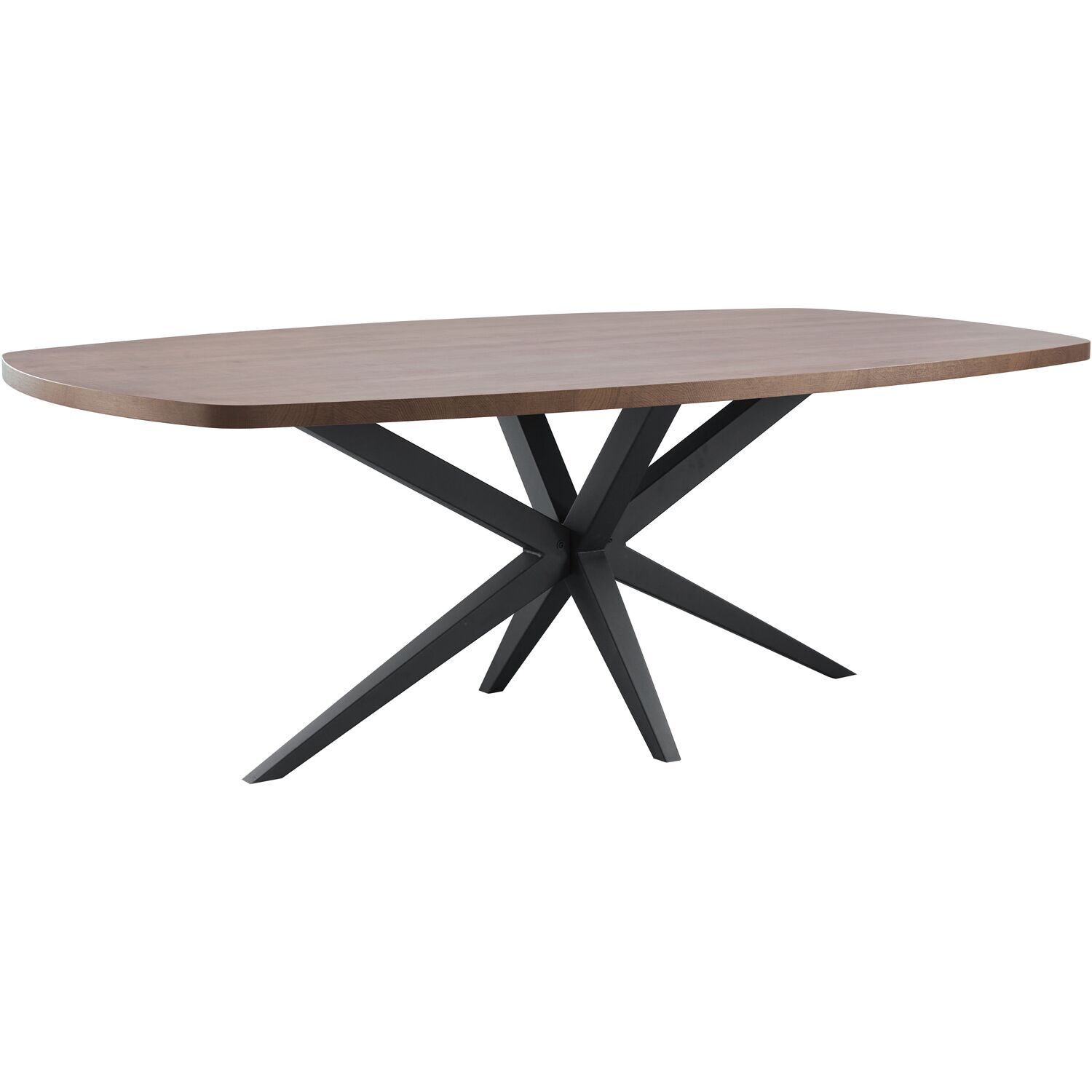 Eettafel Mascaro 275x130 cm Deens ovaal dark mango