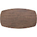 Eettafel Mascaro 275x130 cm Deens ovaal dark mango