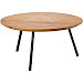 Salontafel Romaro 75 cm rond teak mix rough