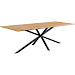 Eettafel Romaro 240x100 cm rechthoekig teak mix rough