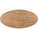 Eettafel Romaro 200x100 cm ovaal teak mix rough