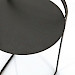 Bijzettafel Garcon rond zwart ø35cm
