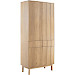 Opbergkast Arrosto eikenhout 202x90x45 cm light roast