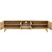 TV-meubel Arrosto eikenhout 58x225x40 cm light roast