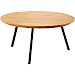 Salontafel Aska teak 75 cm rond naturel brushed