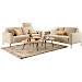 Salontafel Aska teak 75 cm rond naturel brushed