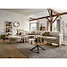 Salontafel Aska teak 90 cm rond naturel brushed