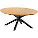 Salontafel Aska teak 90 cm rond naturel brushed
