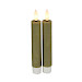 Dinerkaars Benevento Led small beige rond set van 2