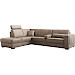 Hoekbank links Muscolo bonellvering bruin relaxfunctie