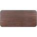 Eettafel Tavolo eikenhout 220x100 cm rechthoekig dark roast