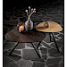 Salontafel Tavolo eikenhout 50x50 cm driehoekig light roast