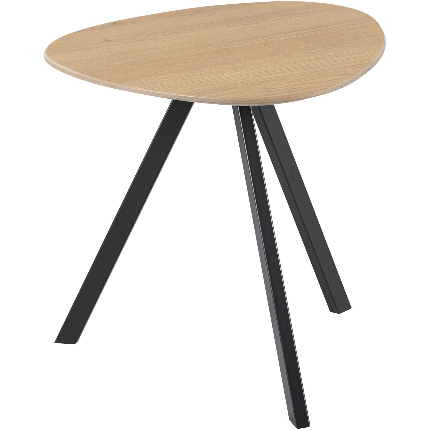 Salontafel Tavolo eikenhout 50x50 cm driehoekig light roast