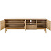 TV-meubel Arrosto eikenhout 58x180x40 cm light roast