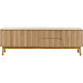 TV-meubel Arrosto eikenhout 58x180x40 cm light roast