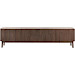 TV-meubel Arrosto eikenhout 58x225x40 cm Dark Roast
