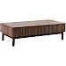 Salontafel Arrosto eikenhout 70x135 cm rechthoekig Dark Roast