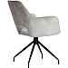 Armstoel Buco velvet lichtgrijs
