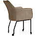 Armstoel Dura microvezel taupe