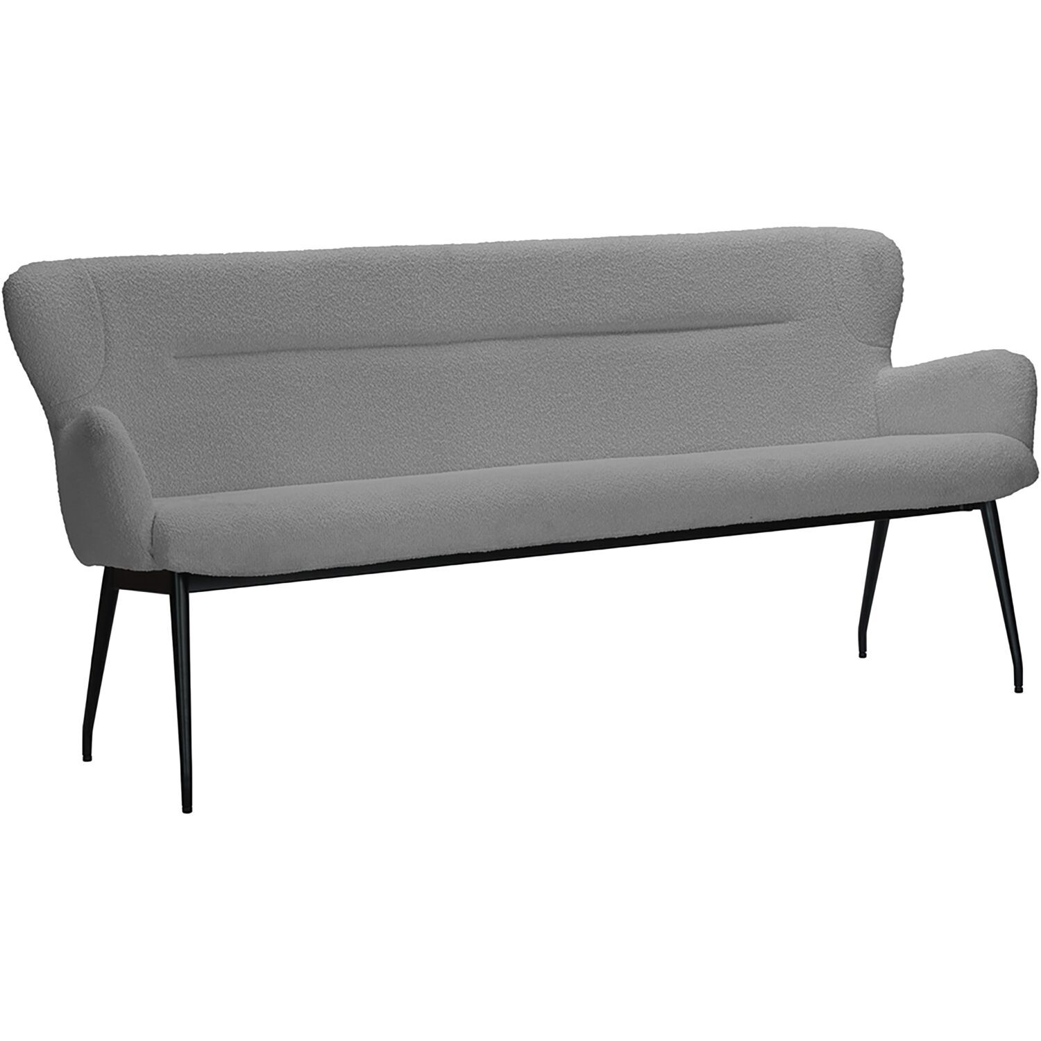 Eetbank Lembo 190 cm grijs