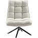 Draaifauteuil Parrano lichtgrijs
