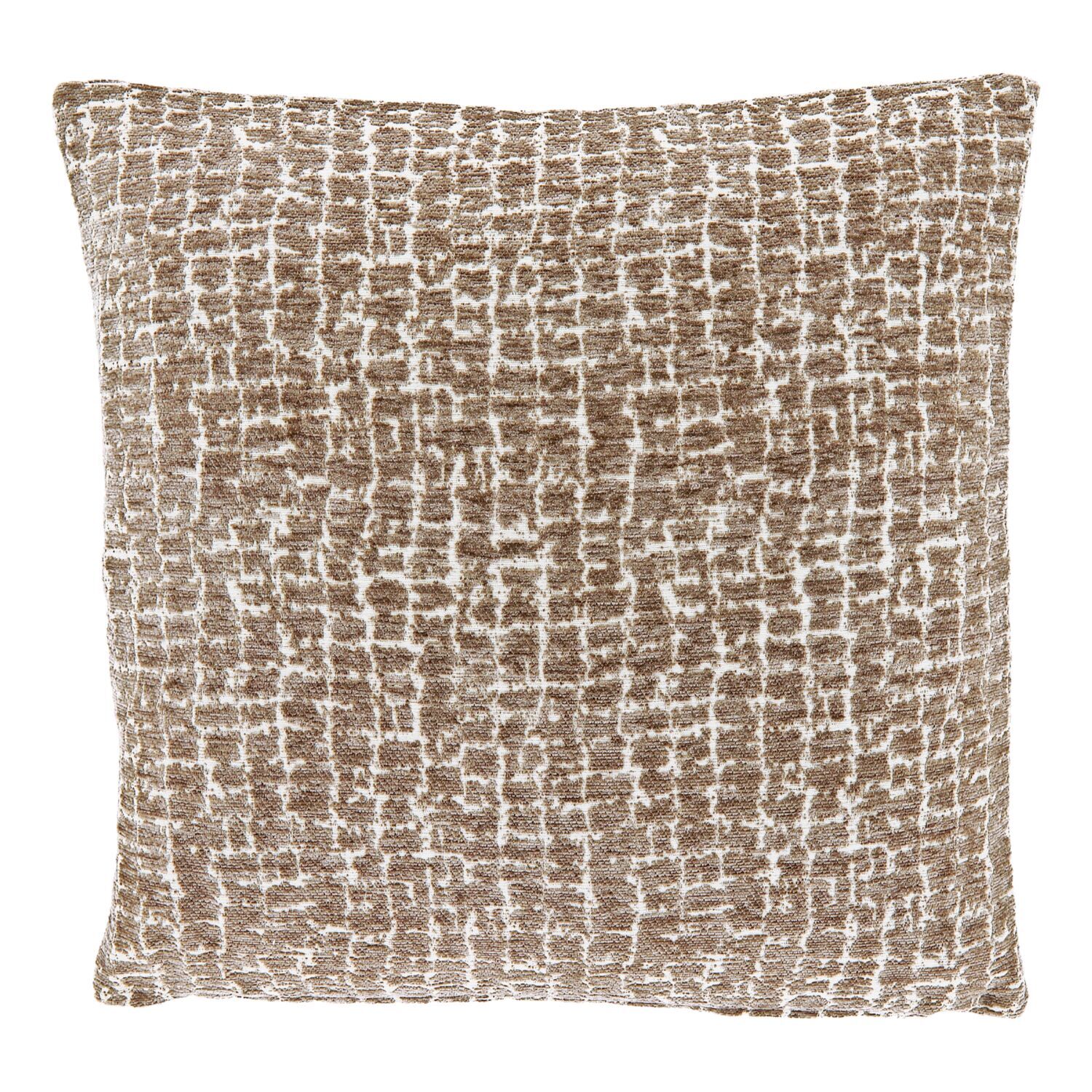 Sierkussen Baschi 45x45cm grijs gestreept