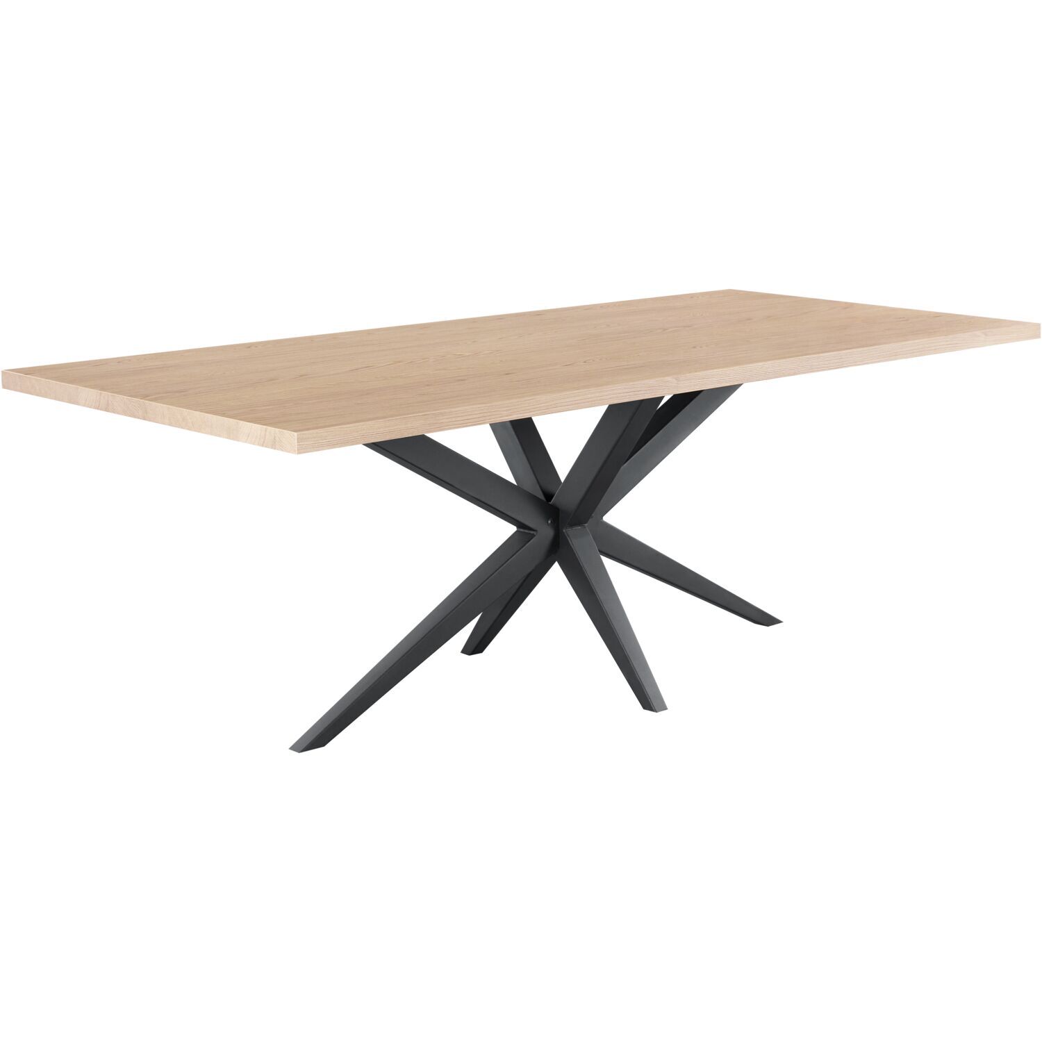 Eettafel Mascaro 220 x 100 rechthoekig Misty Oak