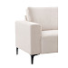 Hoekbank rechts Fabria polyetherschuim beige