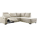 Hoekbank rechts Florance HR koudschuim zandbeige relaxfunctie