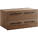 Wandkast Sistema 226x88x45 cm dark mango opstelling 4