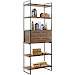Wandkast Sistema 226x88x45 cm dark mango opstelling 4