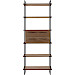 Wandkast Sistema 226x88x45 cm dark mango opstelling 4