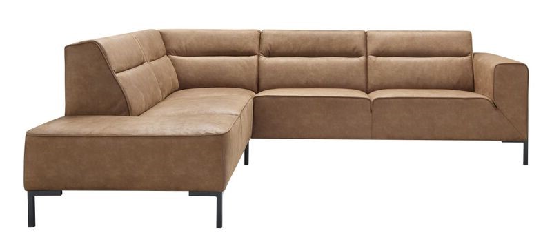 Hoekbank Ampara cognac links