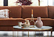 Hoekbank Delora koper Velvet rechts