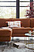 Hoekbank Delora koper Velvet rechts