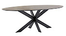 Eettafel Canarias ovaal bruin 220x120cm