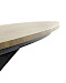 Eettafel Larente ovaal bruin/metaal 220x120cm