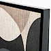 Wanddecoratie Ato Large zwart bruin